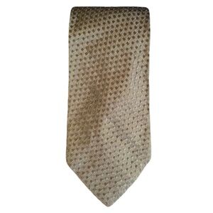 Hugo Boss Sage Green Diamond-Weave Textured 100% Silk Tie